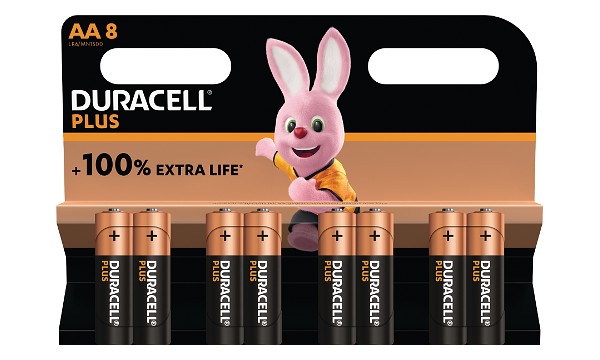 Duracell Plus Power AA alkaline (8 st)