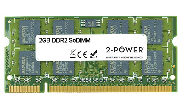 2GB MultiSpeed 533/667/800 MHz DDR2 SoDIMM