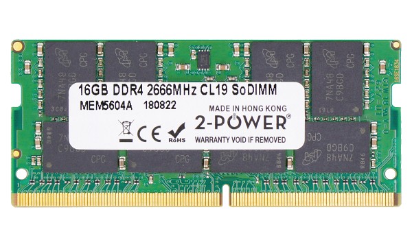 16GB DDR4 2666MHz CL19 SoDIMM