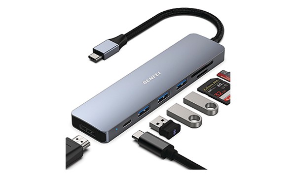 100W USB-C HUB 7-in-1