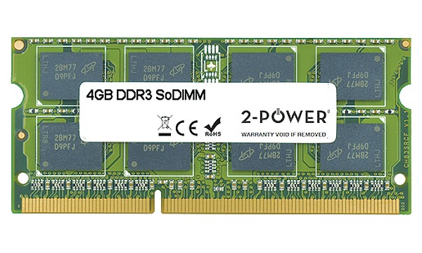 Qosmio X500-11U 4 GB DDR3 1066MHz SoDIMM