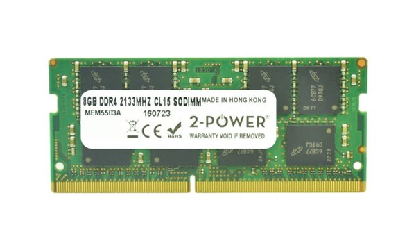 ZBook 15u G3 Mobile Workstation 8GB DDR4 2133MHz CL15 SoDIMM