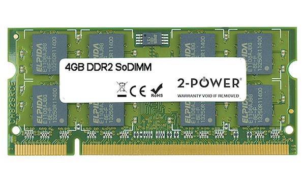 Tecra M10-0EL 4GB DDR2 800MHz SoDIMM