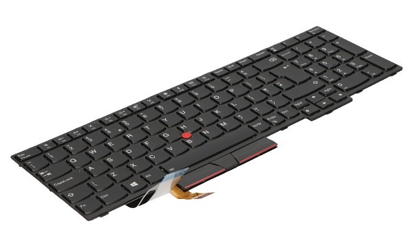 ThinkPad L580 20LW COMO NM Keyboard Backlit Black UK (GB)