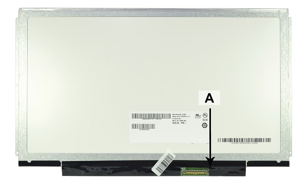 XXTNN notebook scherm 13,3" (1366x768) LED HD Glossy