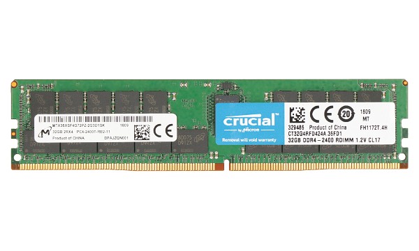 ProLiant DL580 Gen9 SAP HANA Scale- 32GB DDR4 2400MHZ ECC RDIMM (2Rx4)