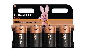 Duracell Plus Power D-cel alkaline (4 st)