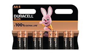 Duracell Plus Power AA alkaline (8 st)