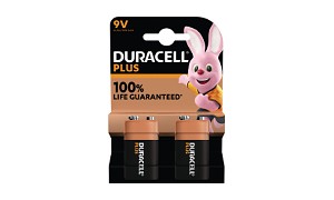 Duracell Plus Power 9V alkaline (2 st)