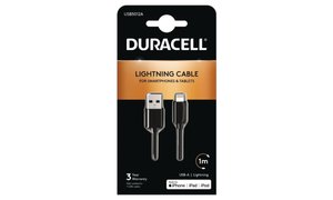 Duracell 1m USB-A naar Lightning kabel