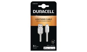 Duracell 1m USB-A naar Lightning kabel