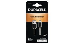 Duracell 2 meter USB-A naar Lightning-kabel