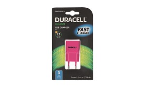 Duracell 2.1A USB telefoon/tablet oplader