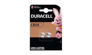 Duracell knoopcel LR54 1,5V alkaline (2 st)